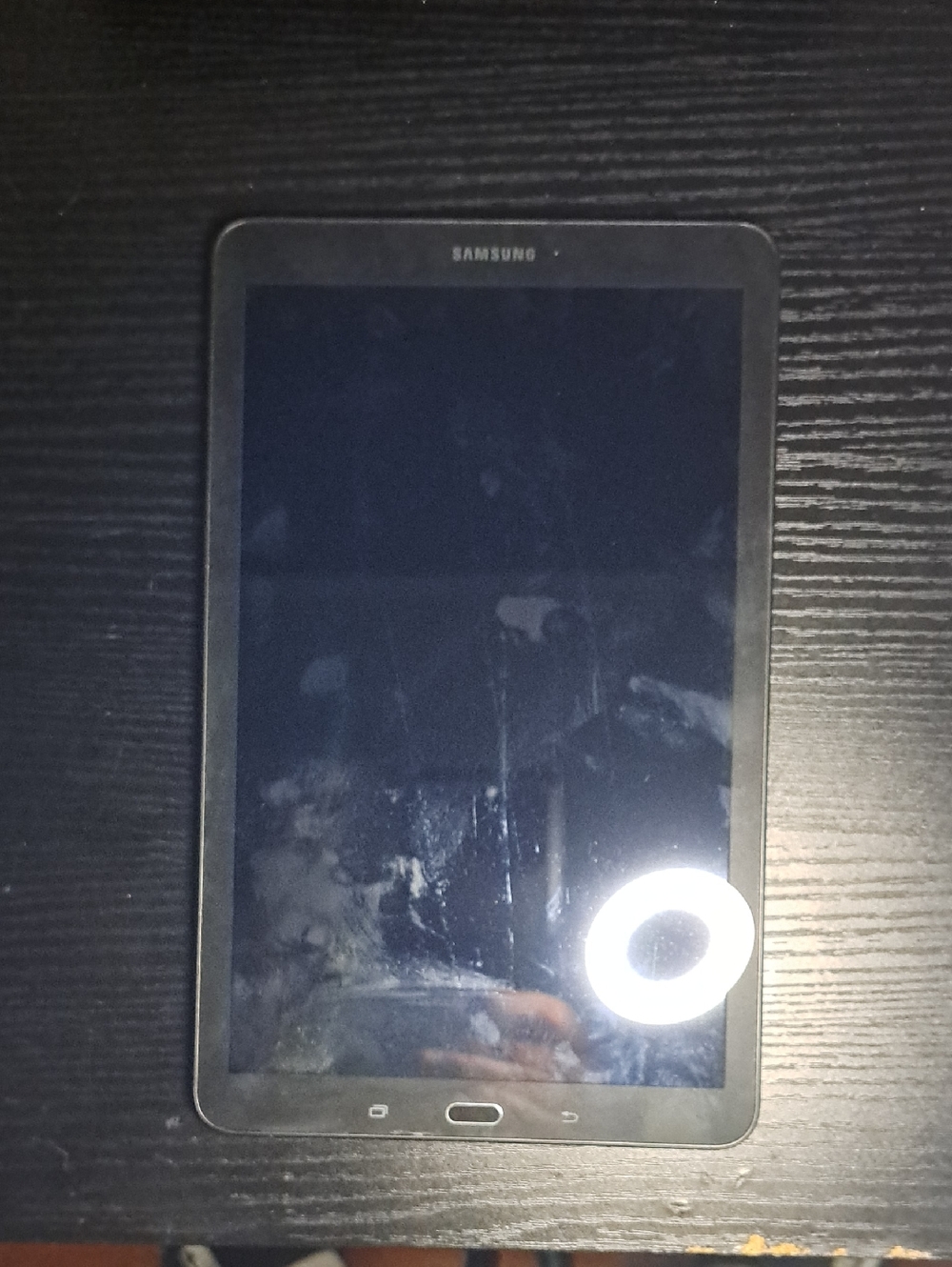 Samsung Black Tablet with Front Camera